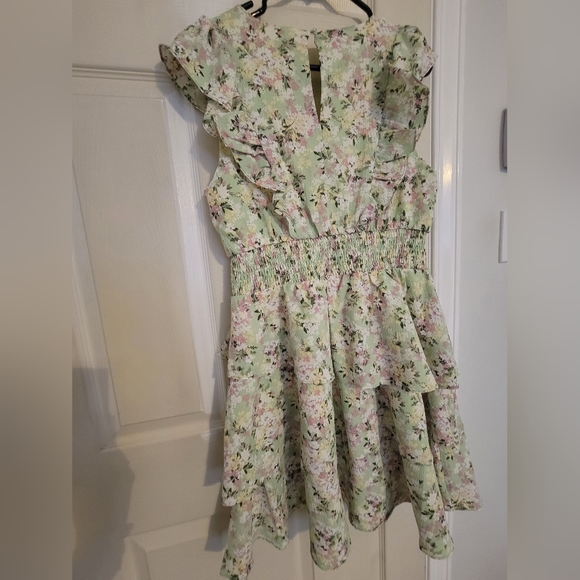 BCBG Floral Mini Dress - Picture 2 of 3